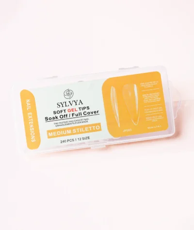 Tipsuri Soft Gel Medium Stiletto Full Cover 240 buc