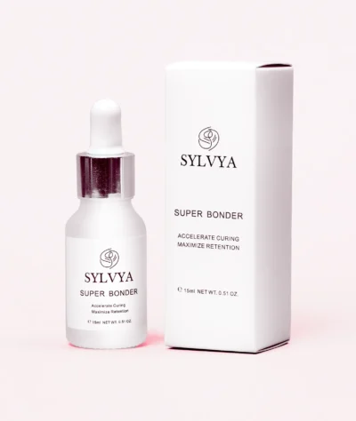 SYLVYA Super Bonder - fixare accelerată și retenție maximă pentru extensii de gene, 15 ml