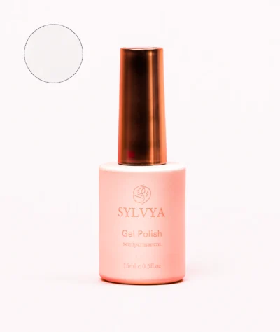 SYLVYA Gel Polish Semipermanent - 15 ml - Polish Super White 01