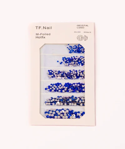 Ștrasuri unghii Hotfix Crystal Blue