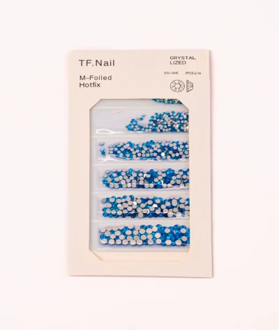 Ștrasuri unghii Hotfix Crystal Turquoise