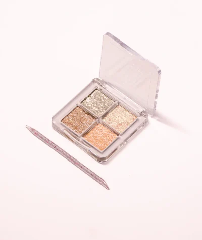 Paletă glitter unghii 4 culori - tonuri calde
