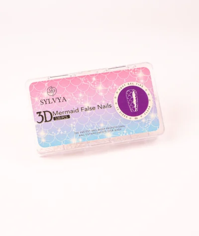 Tipsuri Unghii 3D Mermaid Soft Gel - 120 buc. (12 mărimi)