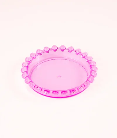 Cupă plastic pentru lichide unghii - Roz