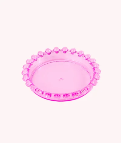 Cupă plastic pentru lichide unghii - Roz