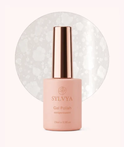 Clear Snowflakes Gel Polish SYLVYA 15ml