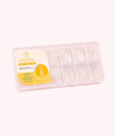 Tipsuri Unghii Soft Gel Natural - 504 buc. (12 mărimi)