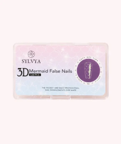 Tipsuri Unghii 3D Mermaid Soft Gel - 120 buc. (12 mărimi)