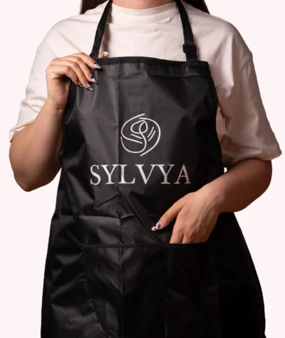Șorț Negru Personalizat SYLVYA