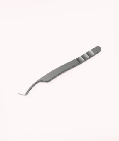 Pensetă pentru extensii de gene cu vârf în L