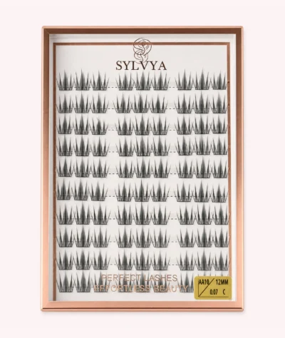 Extensii gene SYLVYA AA10 - 12mm, 0.07, C